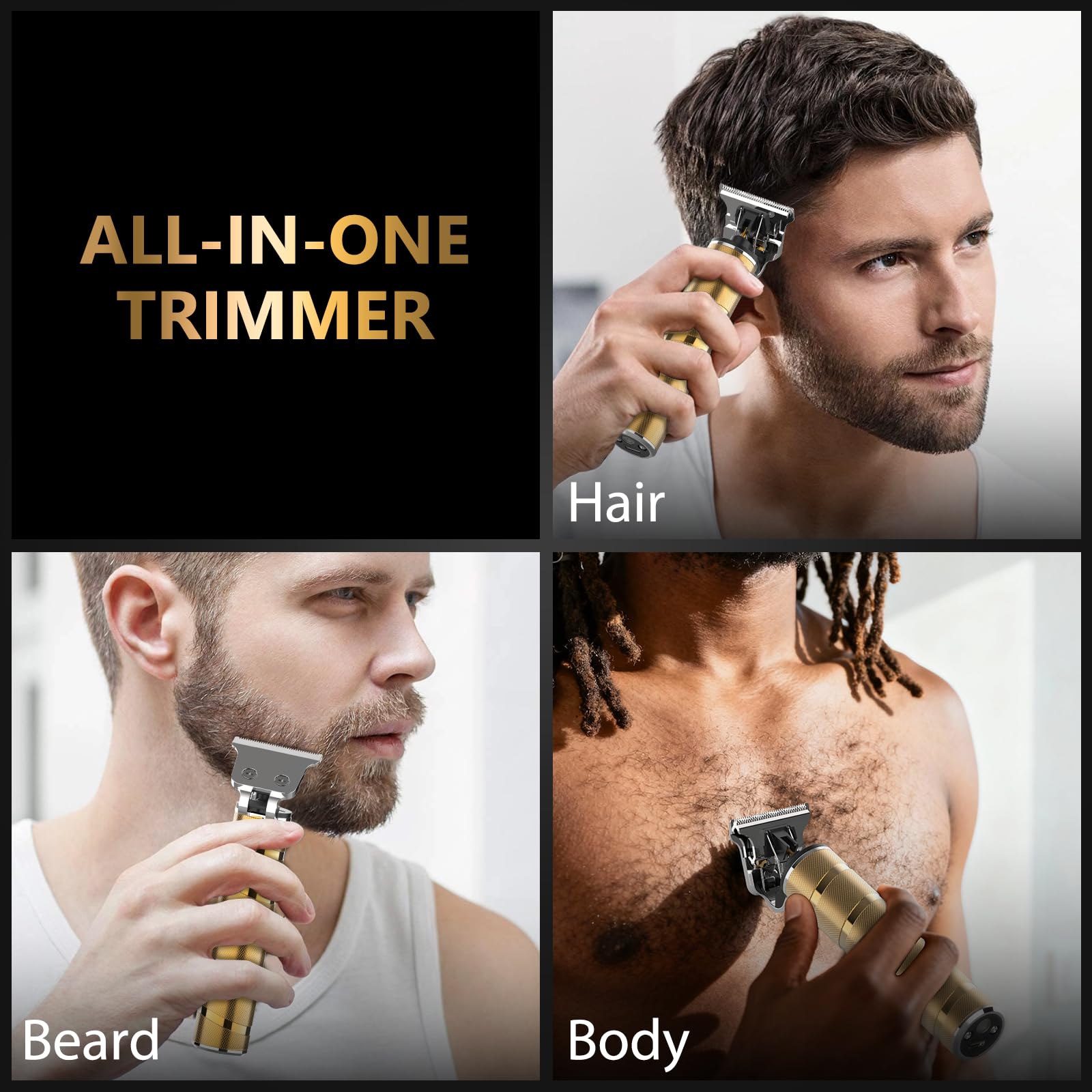 Ufree beard trimmer ergonomic-grip design for precise beard shaping