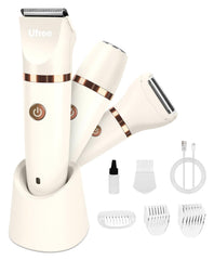 Ufree bikini trimmer in the box set, a complete grooming kit for versatile use.