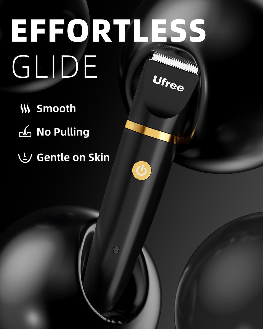 Ufree Bikini Trimmer makes a thoughtful gift for women, with sleek style.