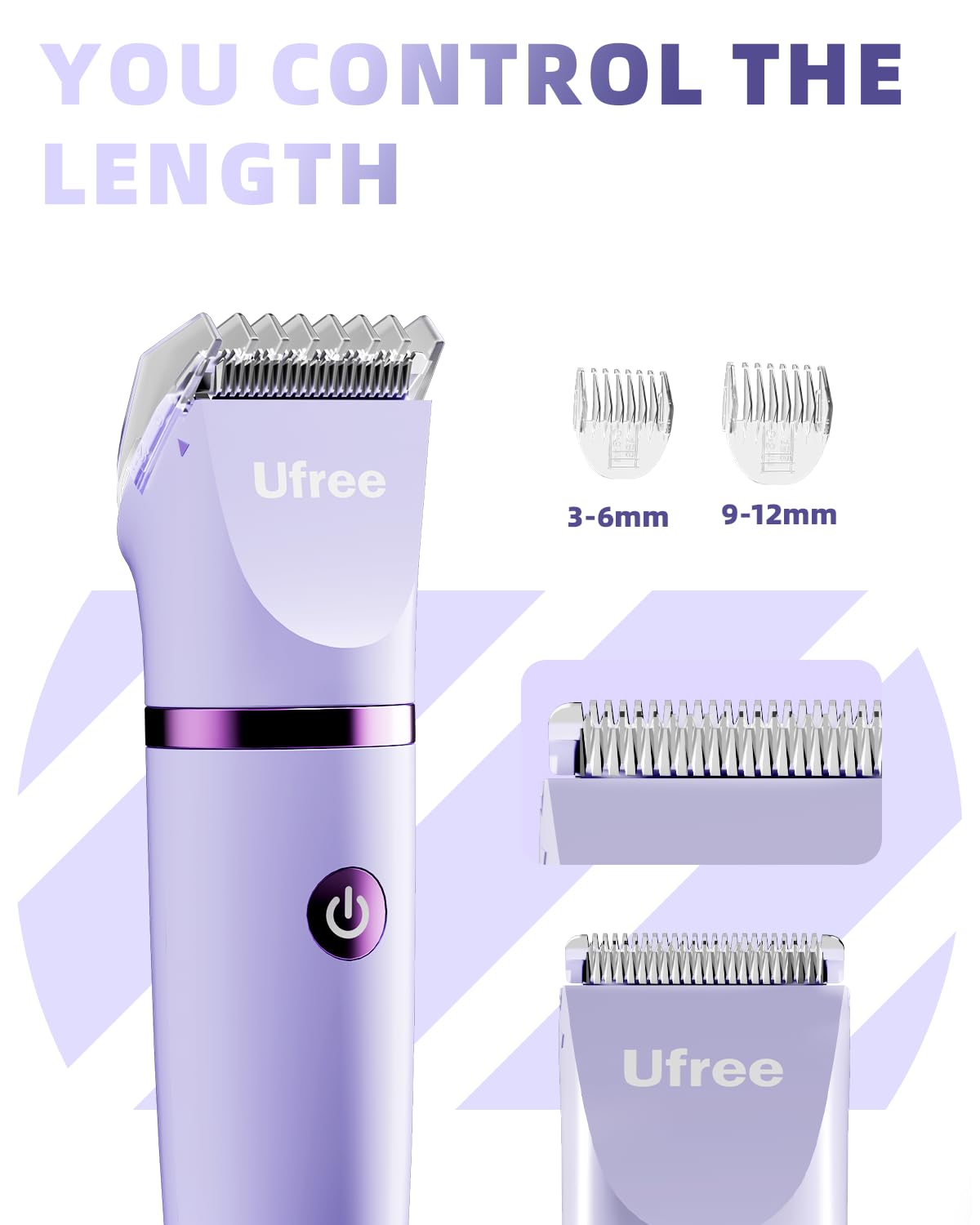 Ufree Bikini Trimmer IPX7 waterproof for shower use