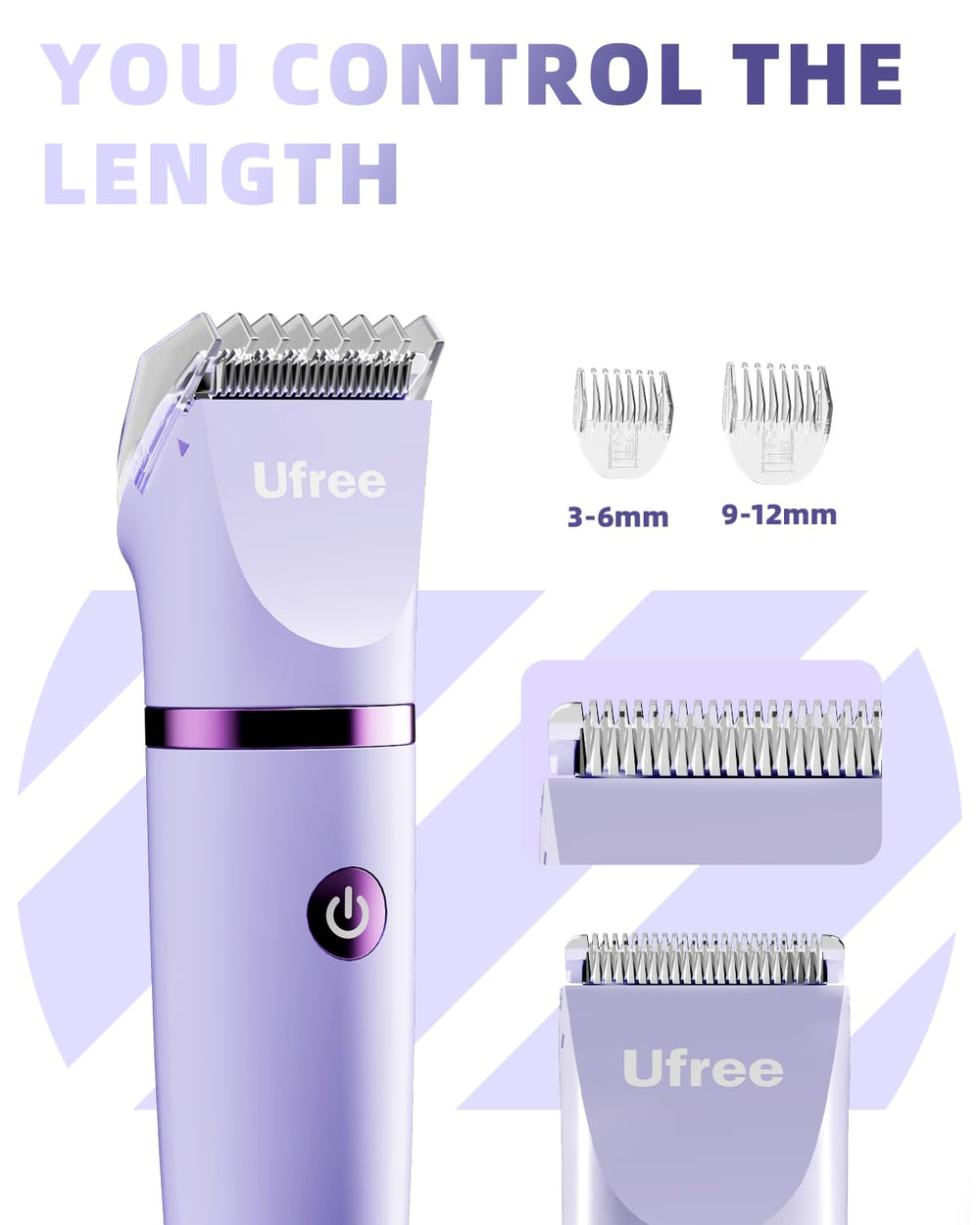 Ufree Bikini Trimmer IPX7 waterproof for shower use