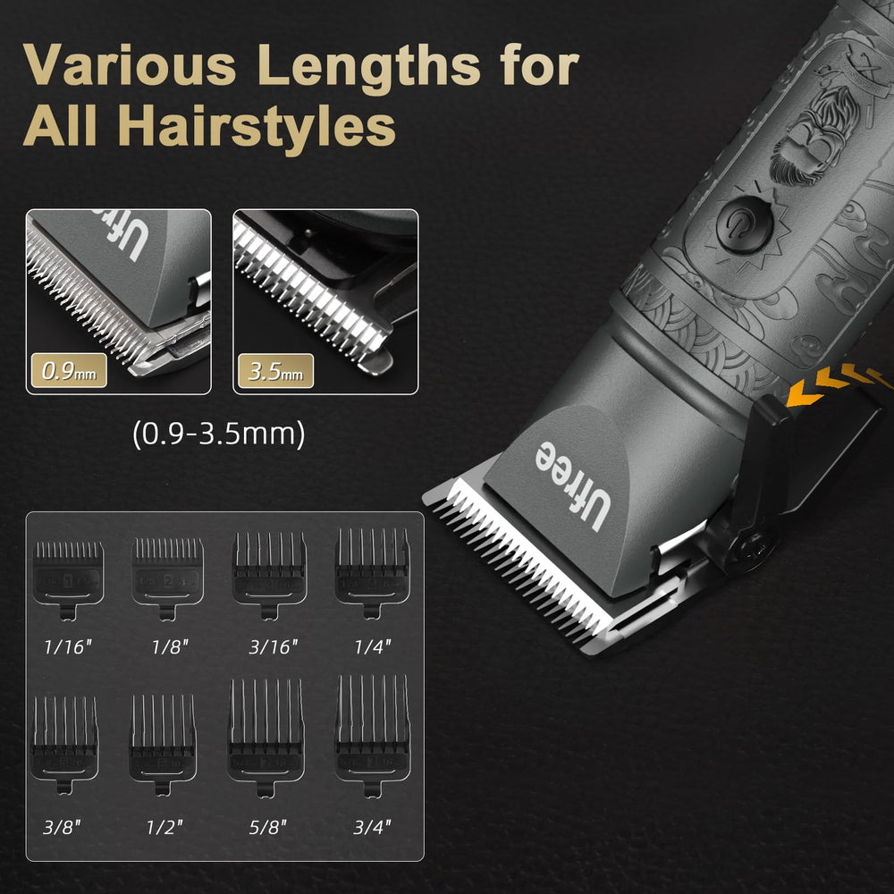 Ufree Cordless power and LED display showcased for on-the-go grooming
