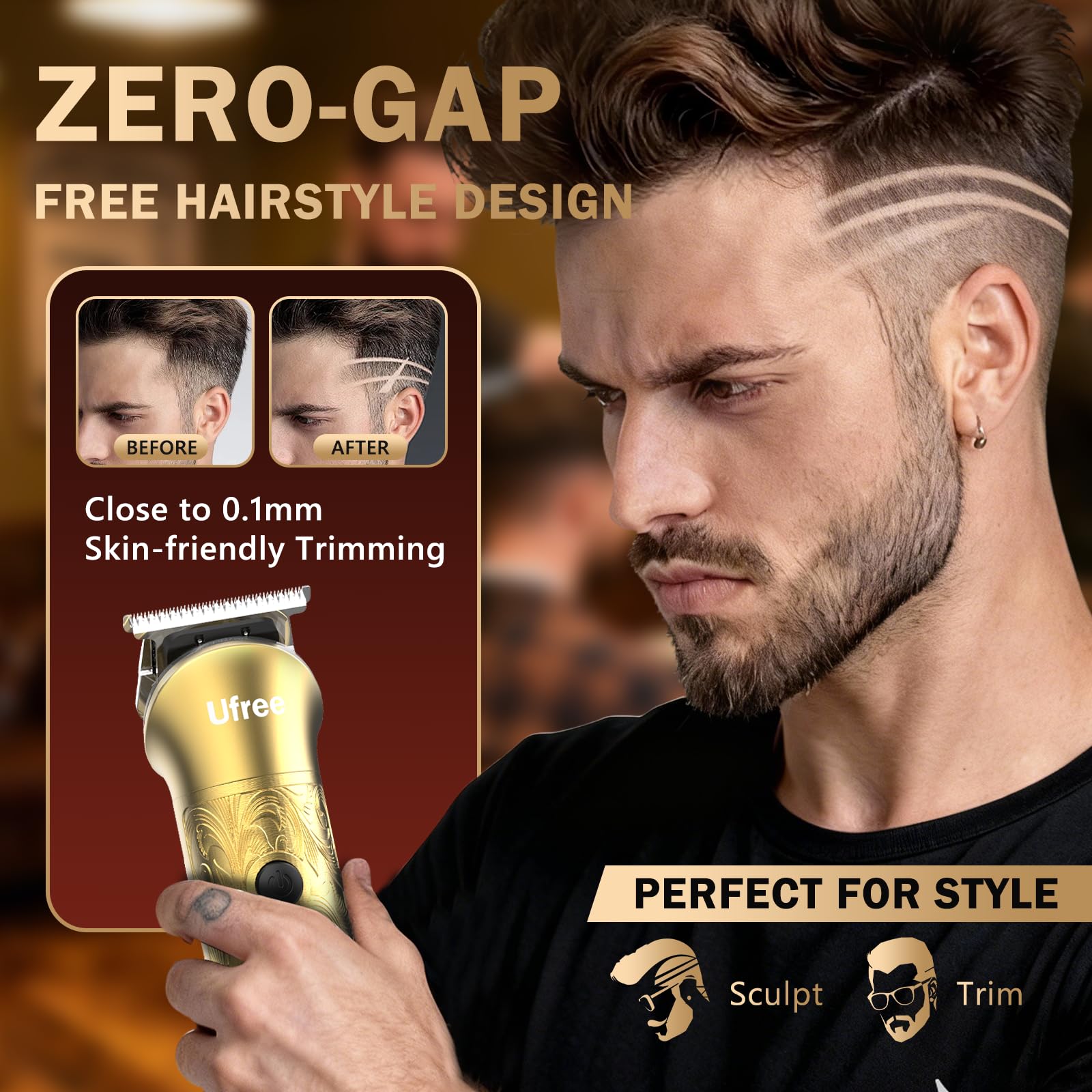 Ufree electric foil shaver delivers smooth close finishes