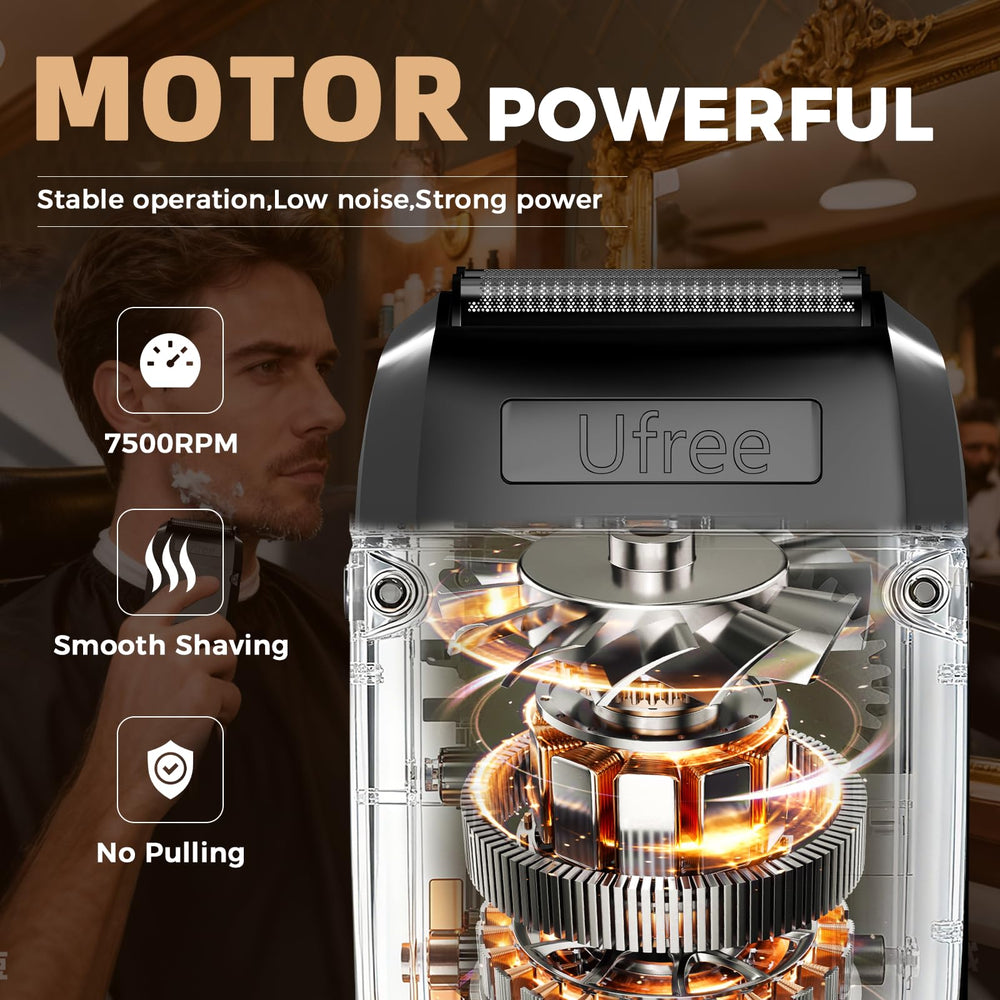 Ufree fast-charging LED display showing battery status at a glance