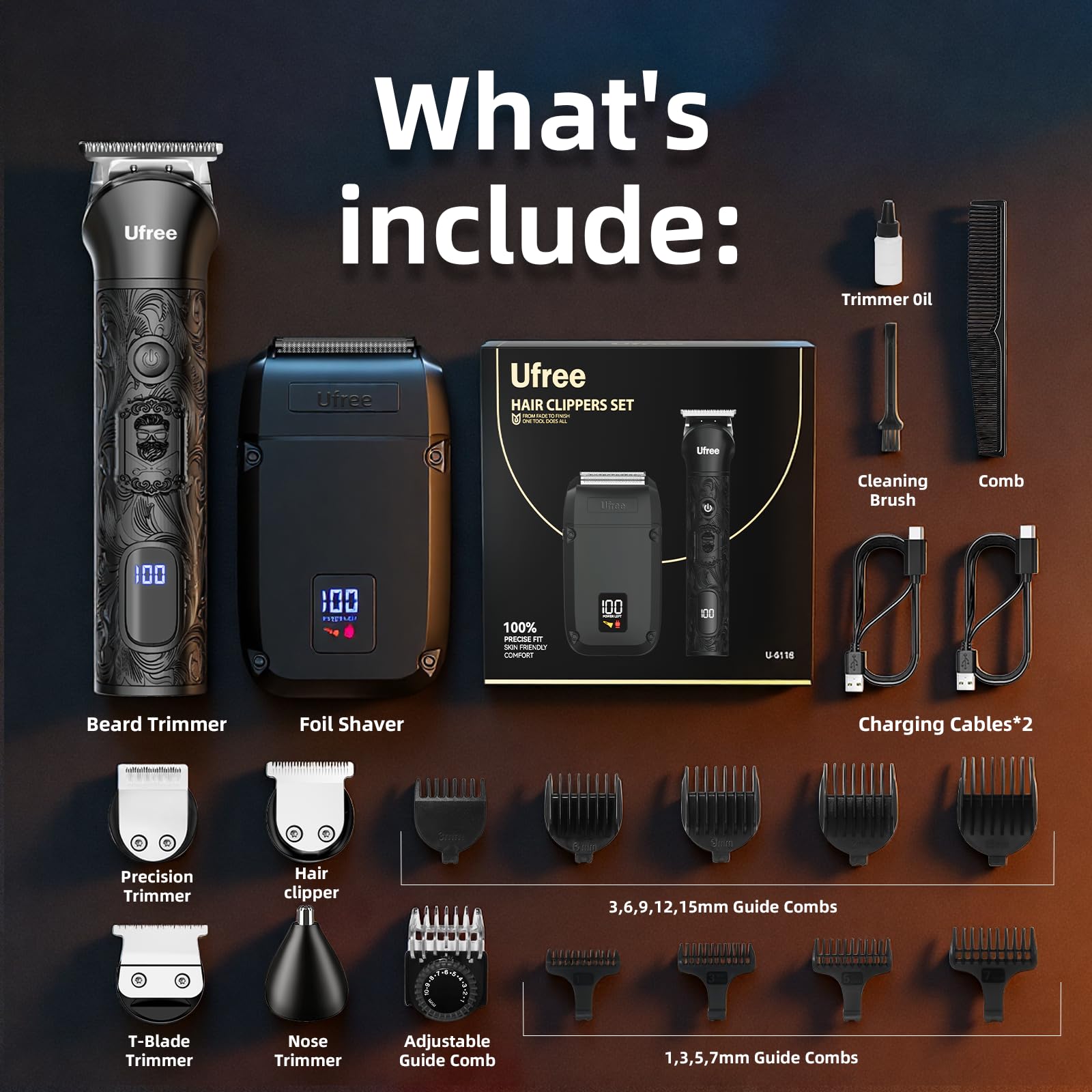 Ufree gift-set packaging suited for a thoughtful men's grooming gift