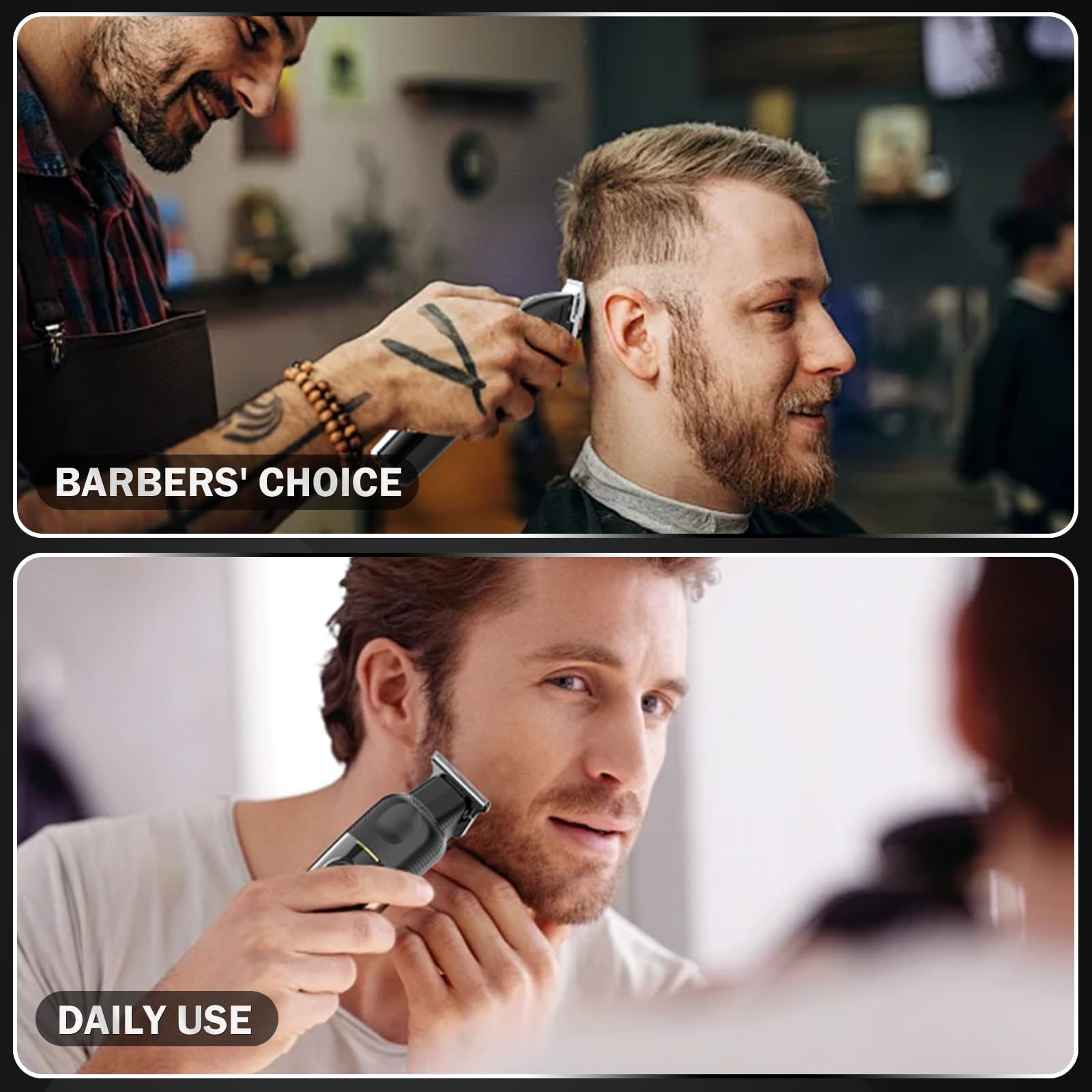 Ufree kit includes seven guide combs for versatile lengths