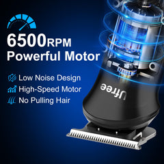 Ufree hair clippers ergonomic grip for comfortable all-day styling.
