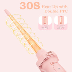 Ufree half-inch curling barrel for defined, bouncy curls