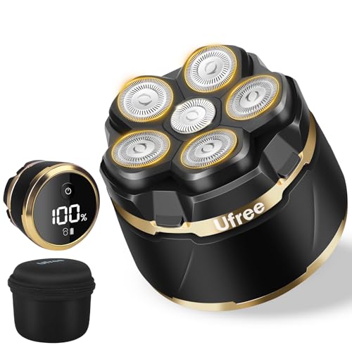Ufree head shaver IPX6 for wet or dry use, versatile grooming option.