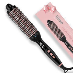 Ufree Ionic Thermal Brush in action with 1.5-inch round barrel for fast blowouts.