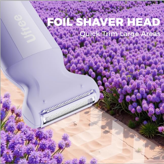 Ufree IPX7 waterproof design for shower grooming and easy cleaning
