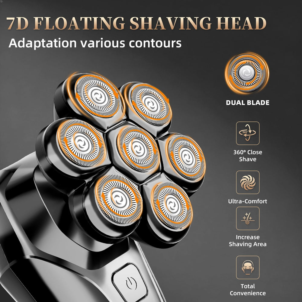 Ufree IPX7 waterproof shaver ready for wet or dry grooming