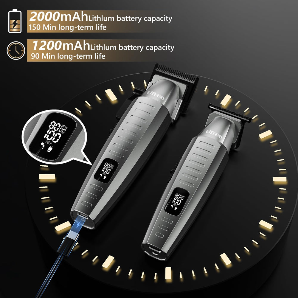 Ufree kit includes eight guide combs and beard trimmer for versatile styling