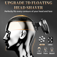 Ufree magnetic detachable heads enabling quick, hygienic blade changes