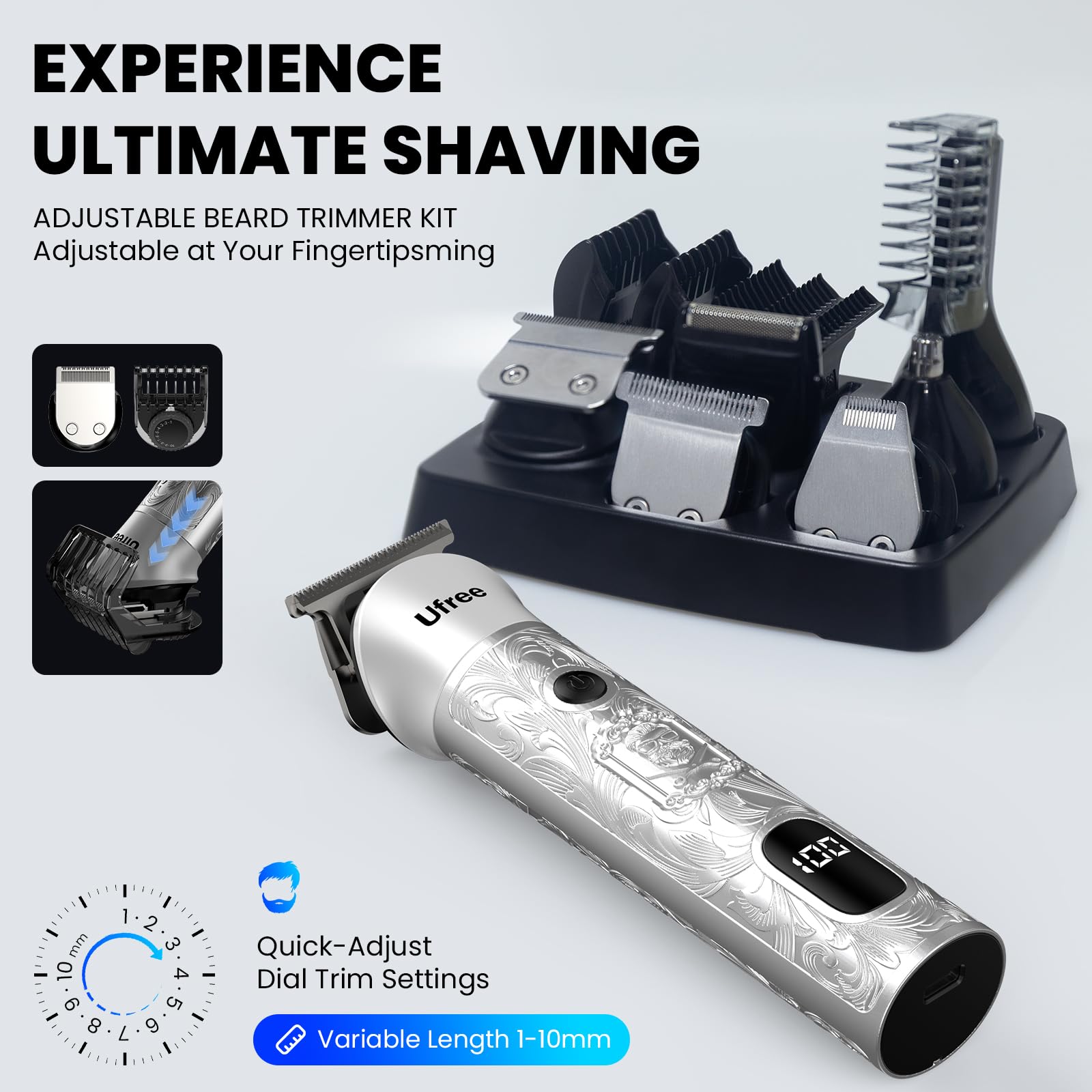 Ufree metal body grooming kit delivers durable, premium handling