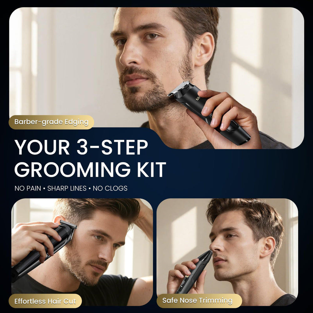 Ufree nose and ear trimmer head delivers safe grooming.