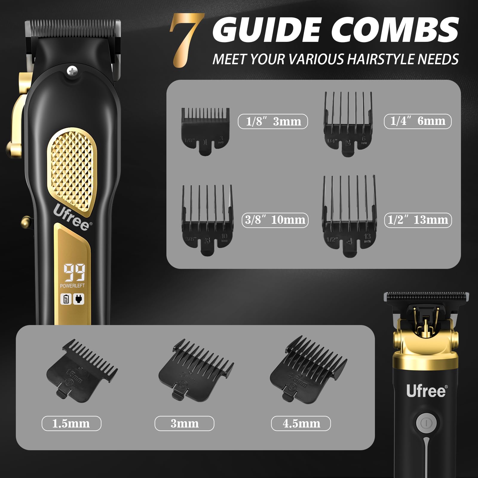 Ufree clippers ergonomic handle for comfortable extended use.