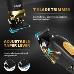 Ufree clippers fade lever detail for adjustable lengths.