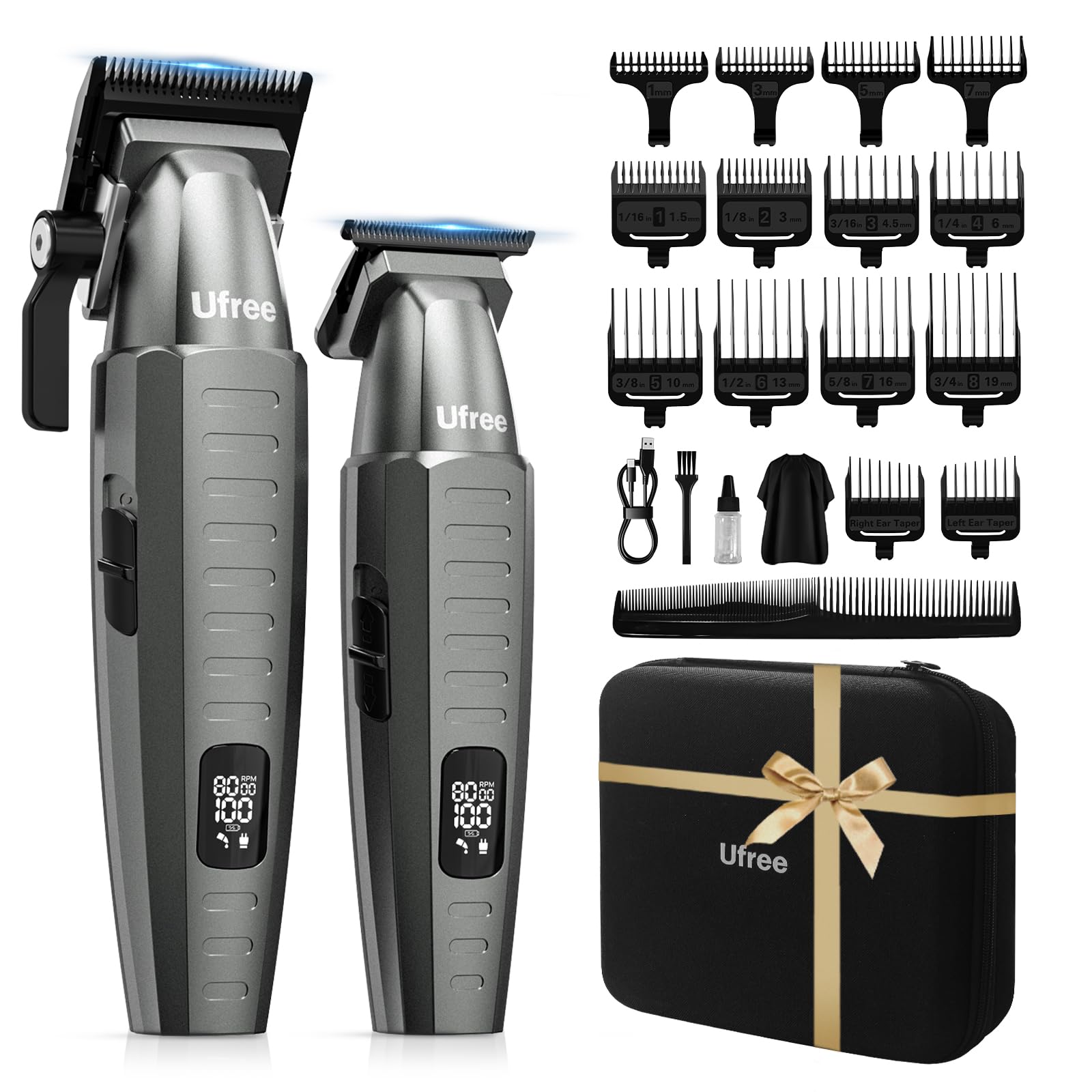 Ufree professional clippers with bag for easy home grooming