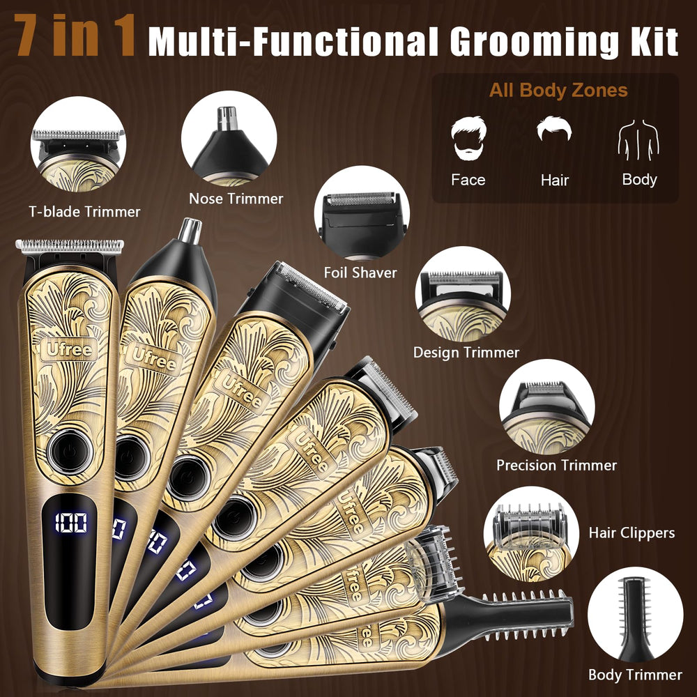 Ufree rechargeable storage base—dockable organization for travel grooming gear.