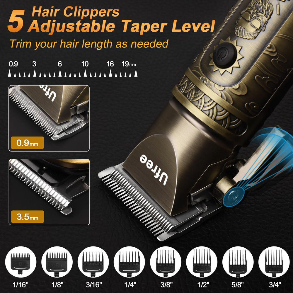 Close-up of Ufree stainless steel blades for precise trimming without pulling.