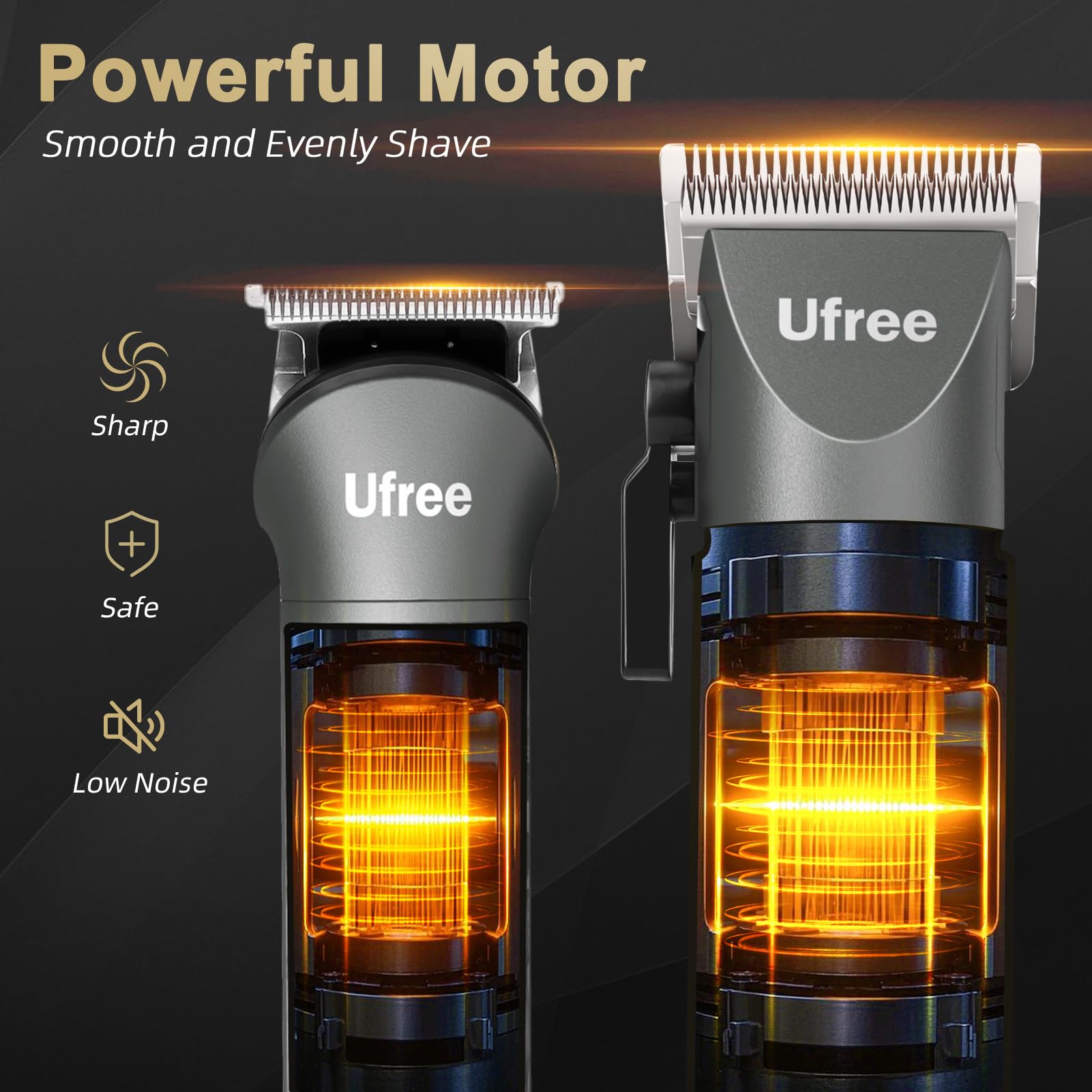 Ufree Type-C charging with long runtime illustration for quick top-ups
