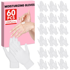 Guantes UGODAR de algodón blancos para dormir retienen crema en manos