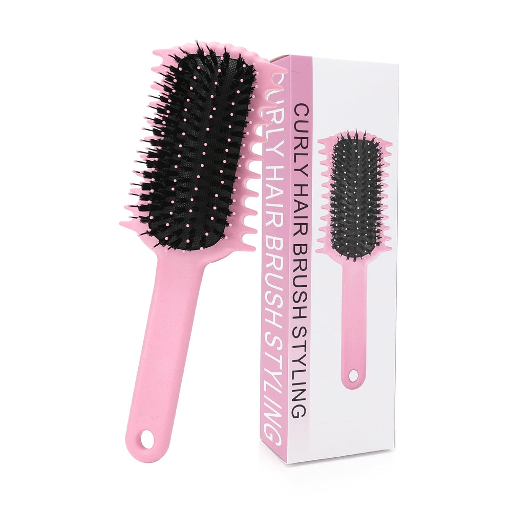 UHACLWS Curly Hair Brush volume brush with ergonomic handle for easy detangling