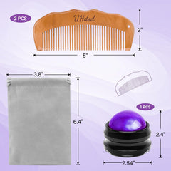 UHdod ergonomic labor comb featuring palm-friendly design for tense moments