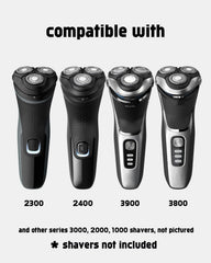 Uijino SH30 flexible shaving heads maintain close contact for efficient trimming.