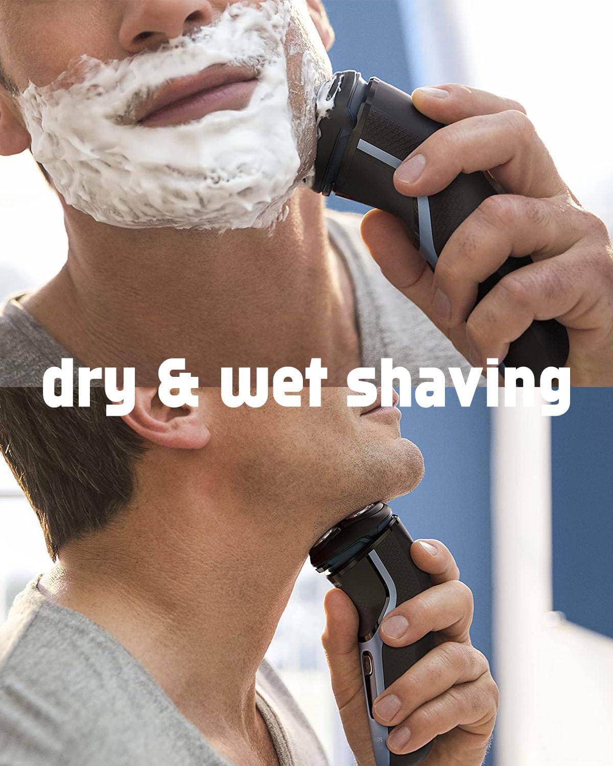Uijino SH30 compatible with wet and dry shaving across series 3000/2000/1000.