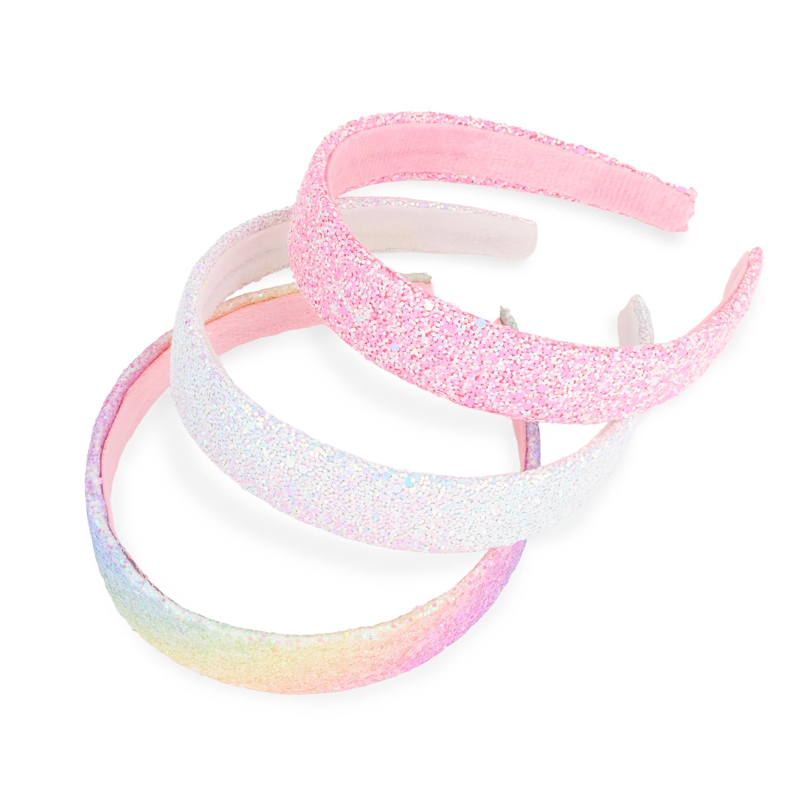 Uintoon gift-ready glitter headbands set for girls