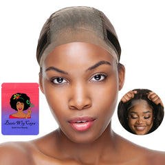 UIOOIU lace wig cap 4x5 mesh for natural part and edge protection.
