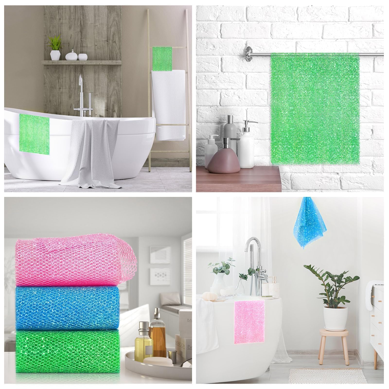 UJFQBH presentación lista para regalo de exfoliantes africanos
