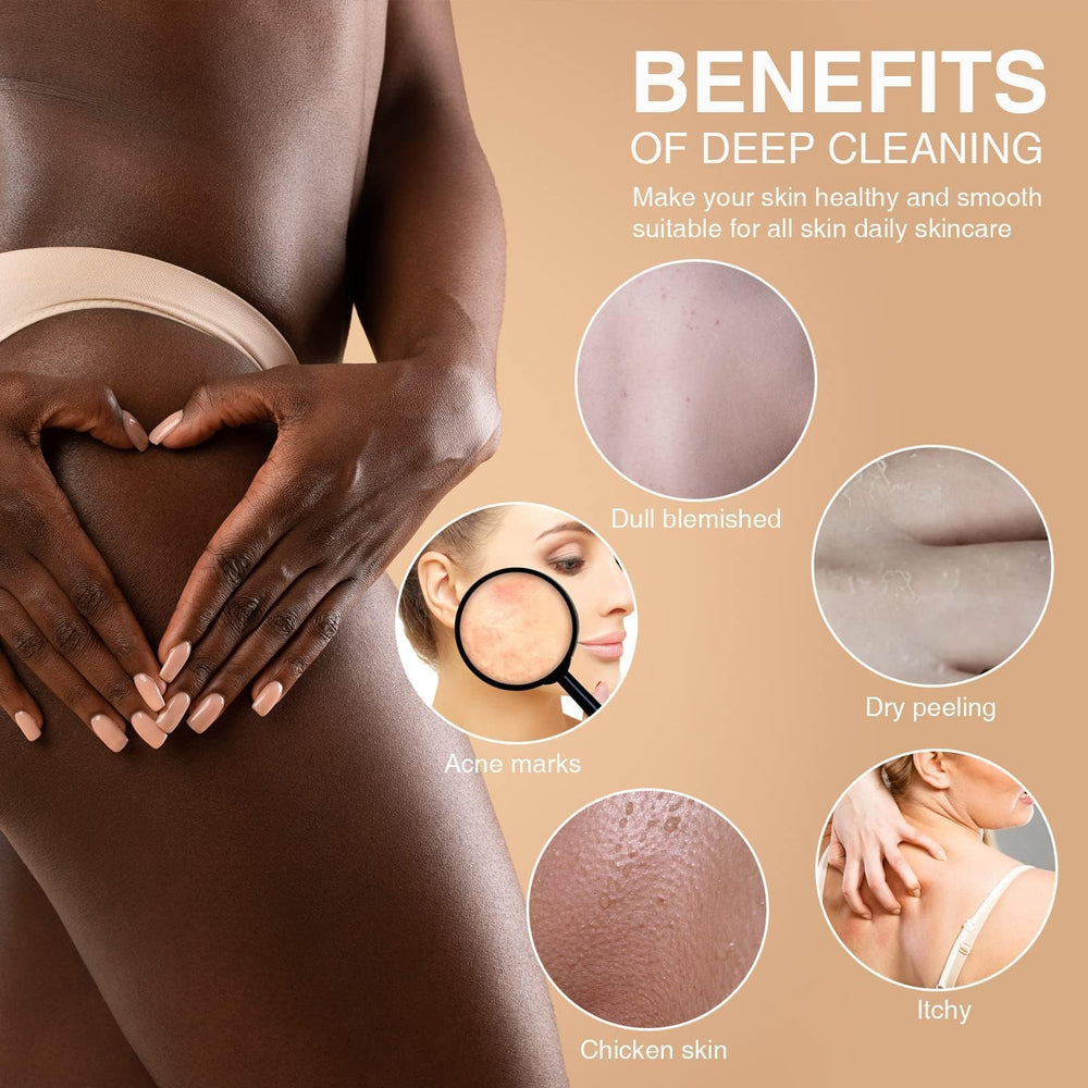 Textura exfoliante de la red africana UJFQBH elimina impurezas suavemente.