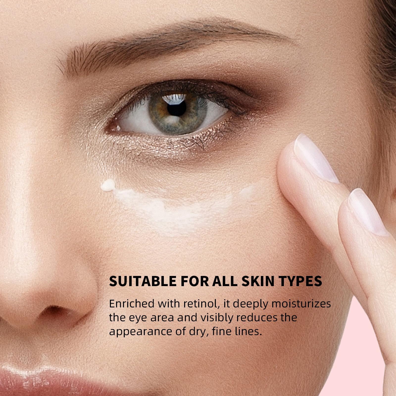 UJhay Barra de Retinol para Ojos, hidratación profunda que prepara la piel para el día.