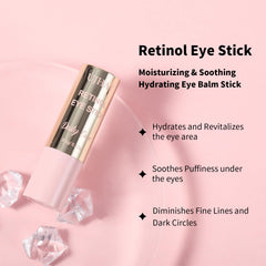 UJhay Barra de Retinol para Ojos, textura sedosa que nutre el contorno ocular.