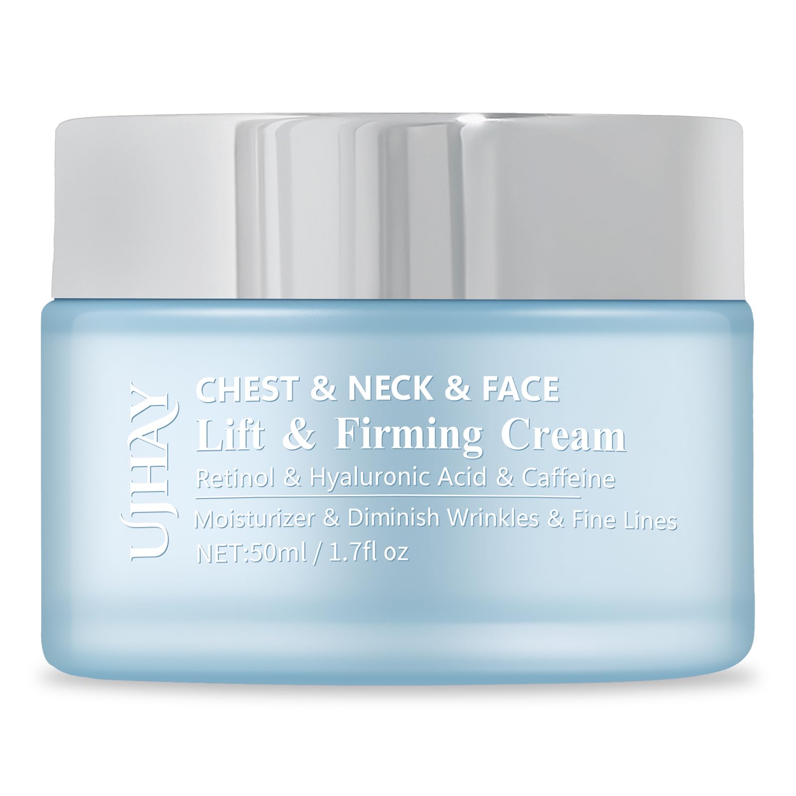 UJHAY Retinol Cuello Crema Bote: hidratación duradera para cuello y escote