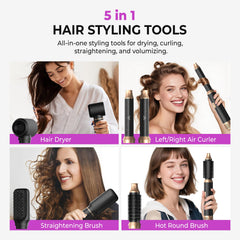 UKLISS detachable dryer brush head for easy swapping and storage
