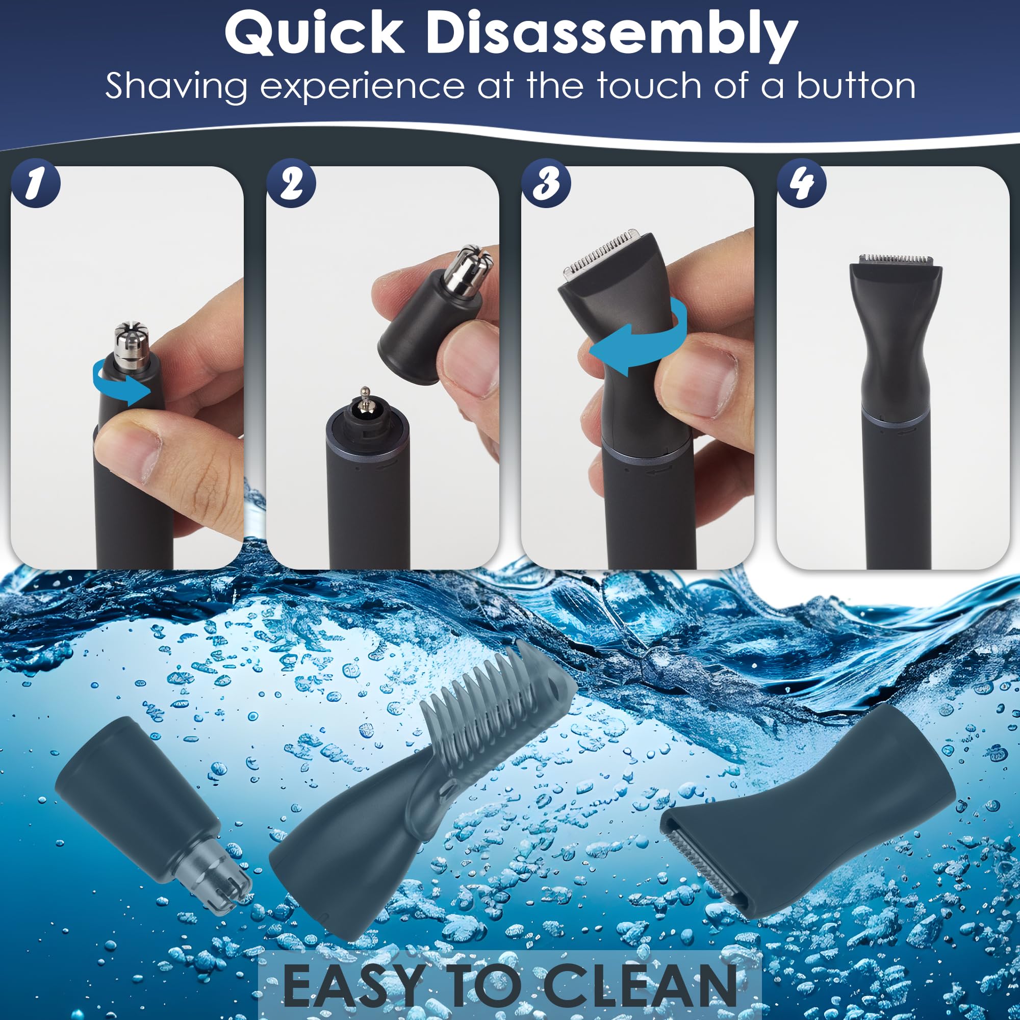 ULAIDO Eyebrow Trimmer for clean shaping and detailed control