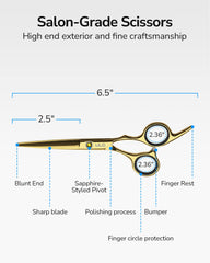 ULG blade close-up highlighting sharp 2.5-inch edge for clean cuts