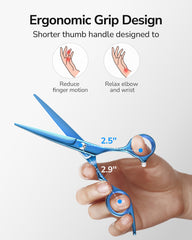 ULG offset grip for reduced wrist strain and comfort