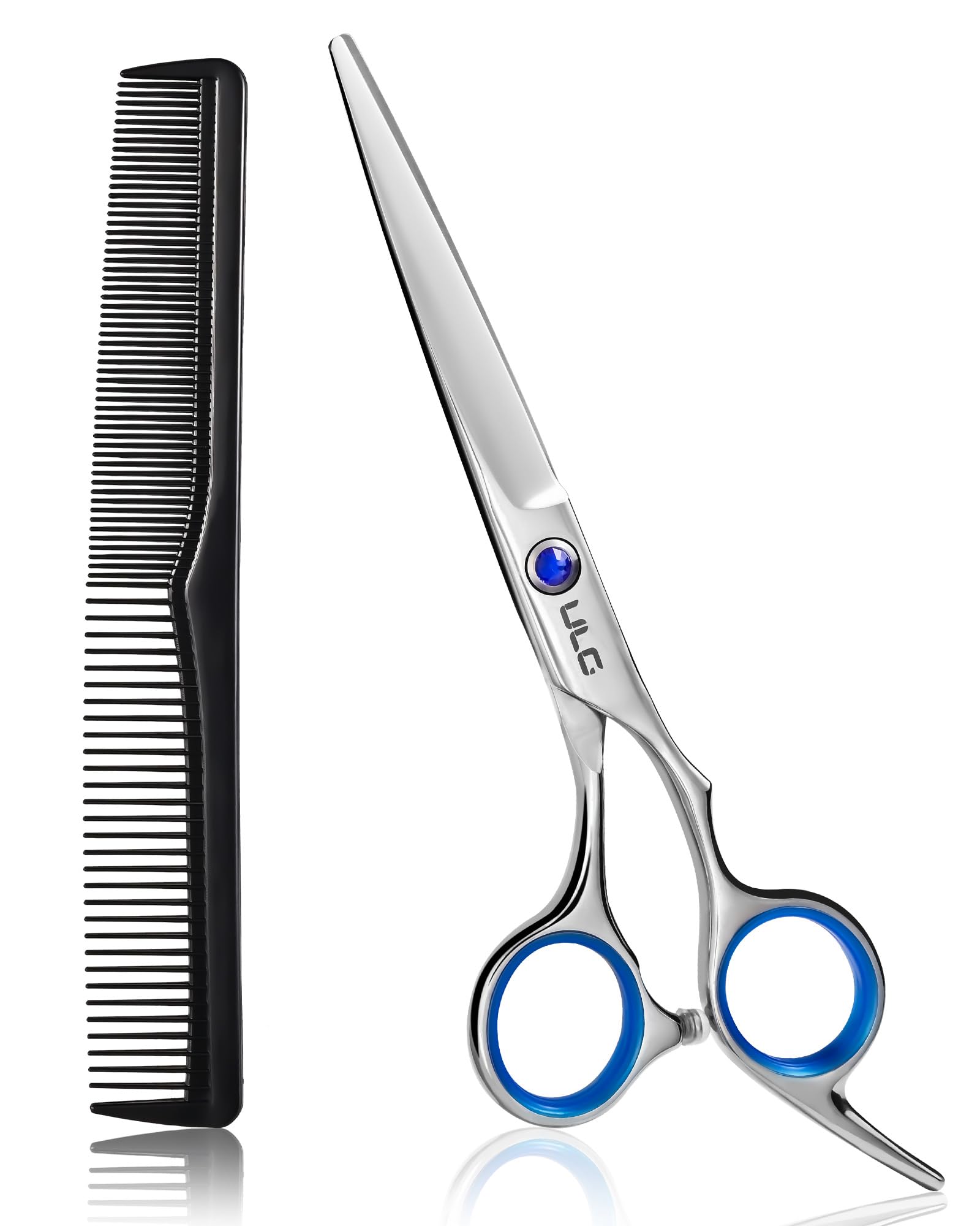 ULG hair cutting scissors with razor edge for precise trims