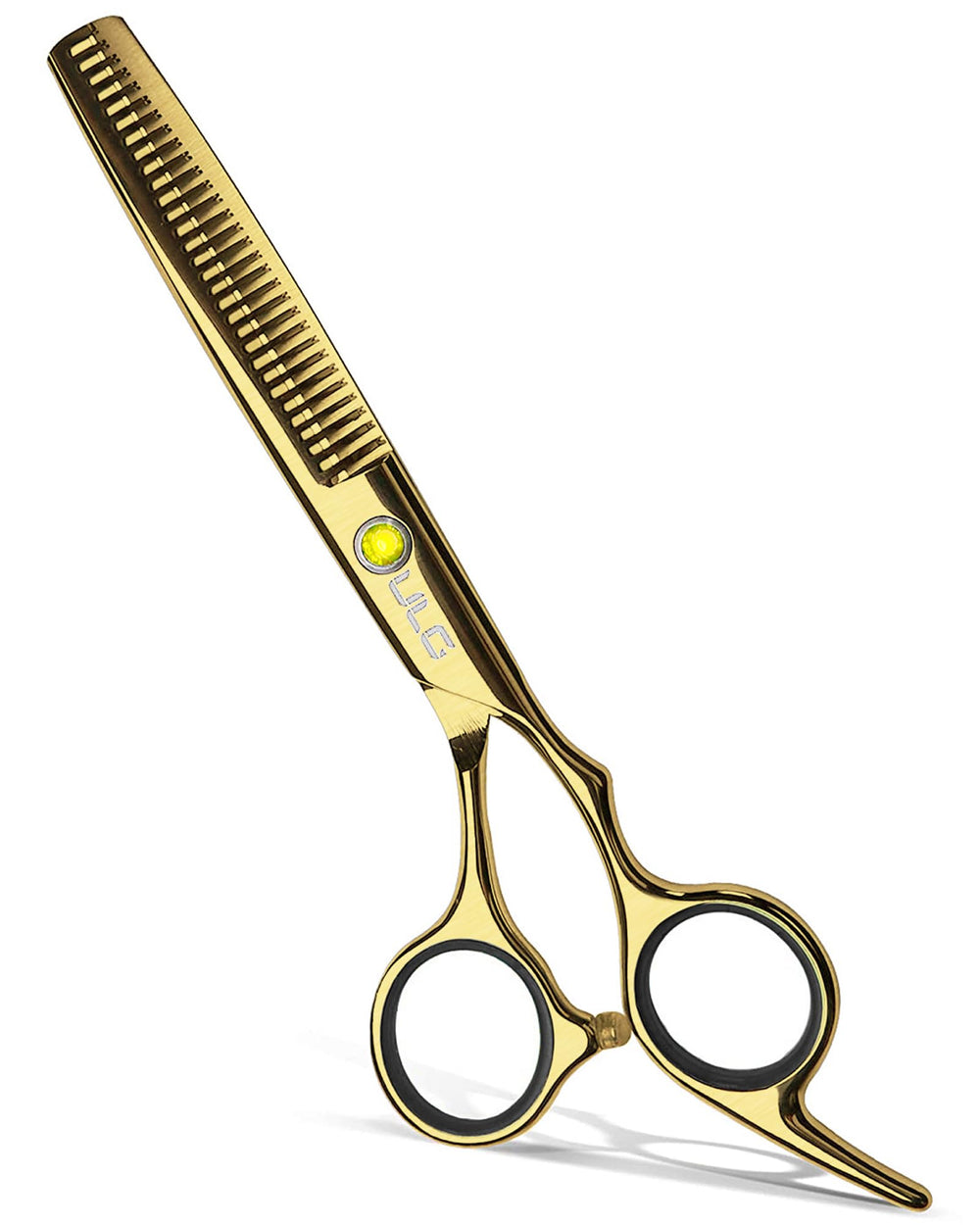 ULG hair thinning scissors with teeth blade for even texture and precise control