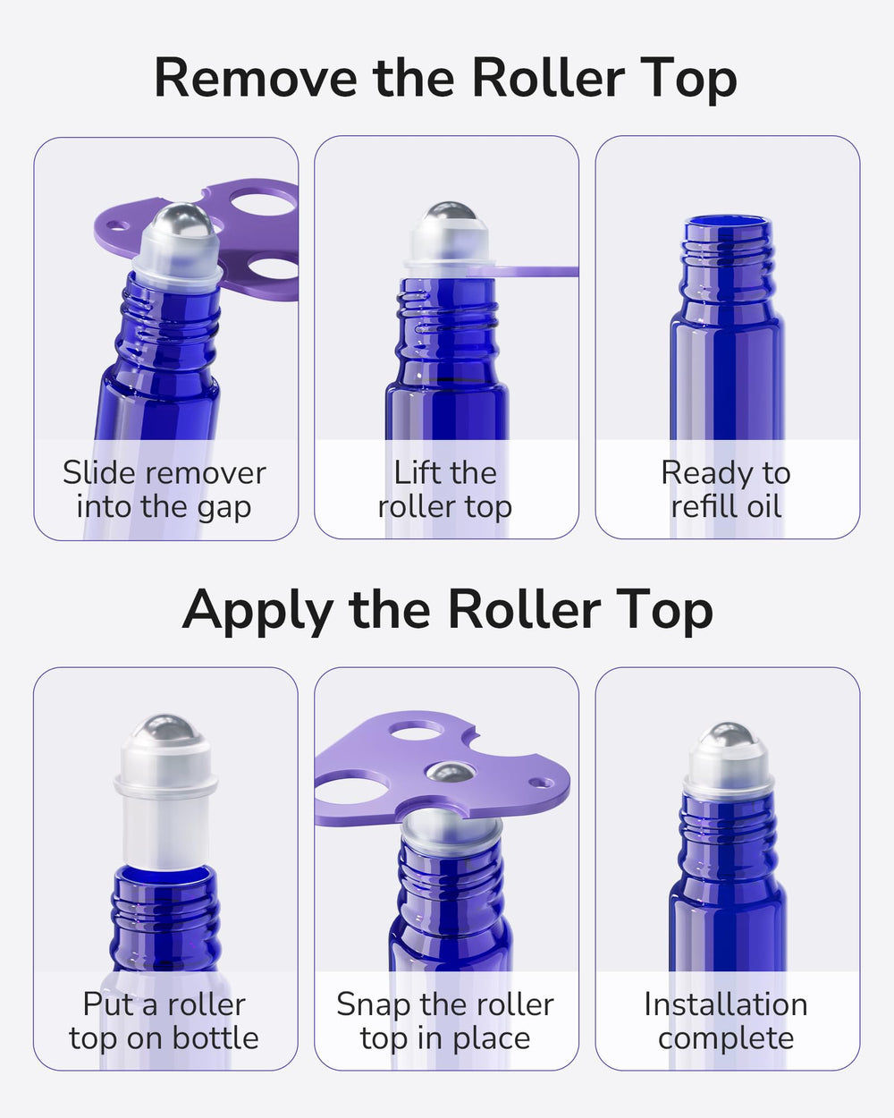 ULG set includes openers and droppers for easy dispensing