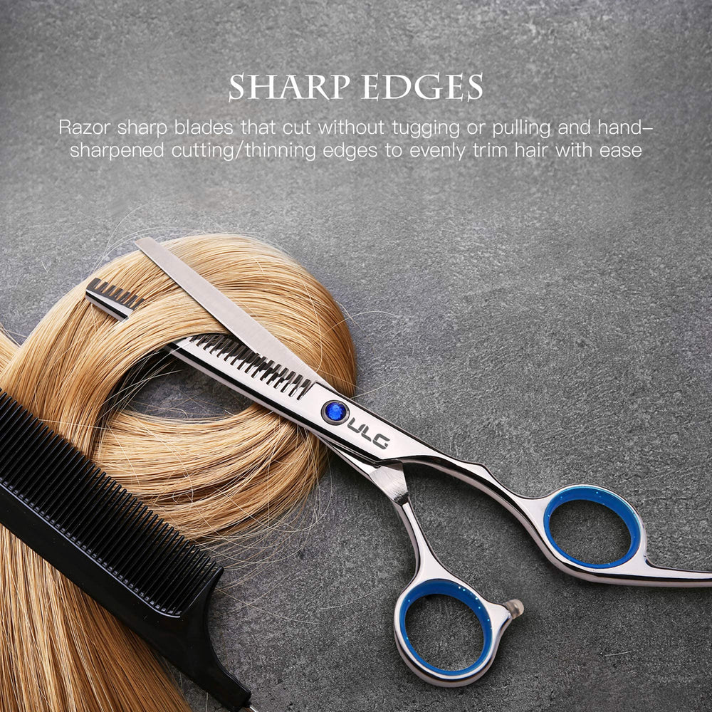 ULG Japanese stainless steel 6.5 inch blades ensure durability and smooth cutting.
