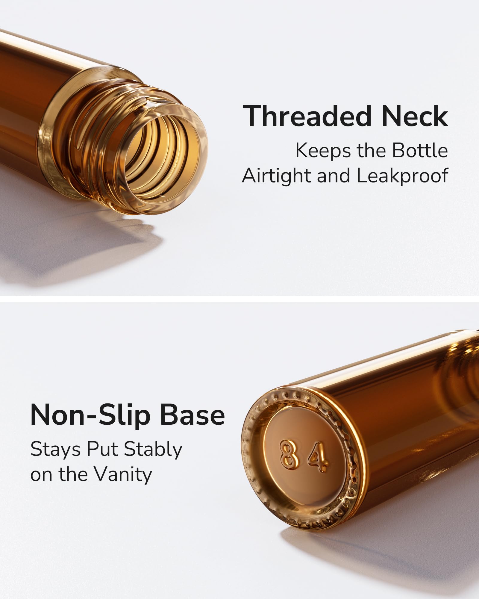 ULG leak-proof screw-thread bottleneck to prevent spills