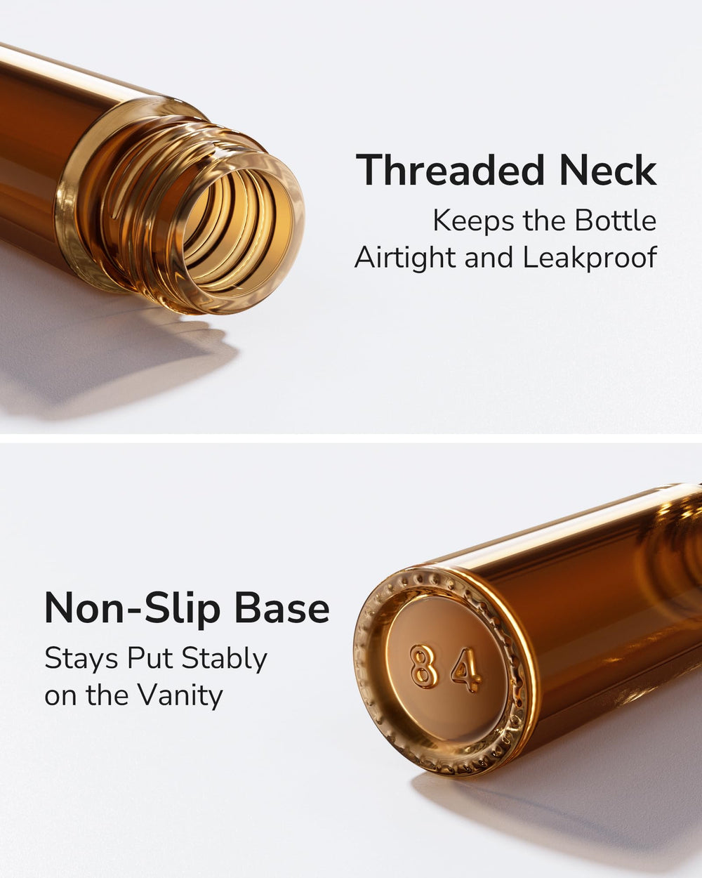 ULG leak-proof screw-thread bottleneck to prevent spills
