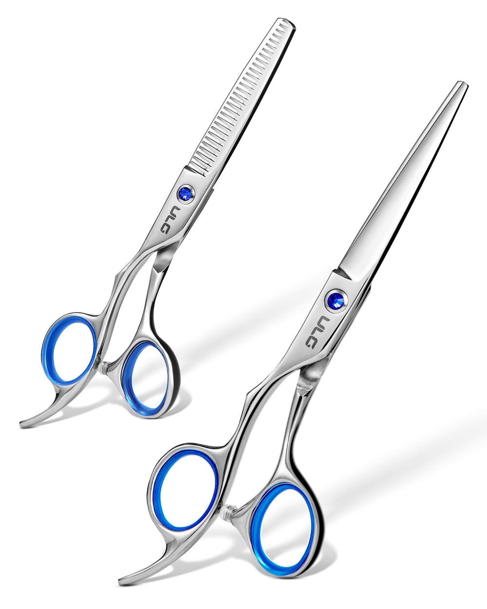 ULG left handed hair cutting scissors for precise home or salon styling