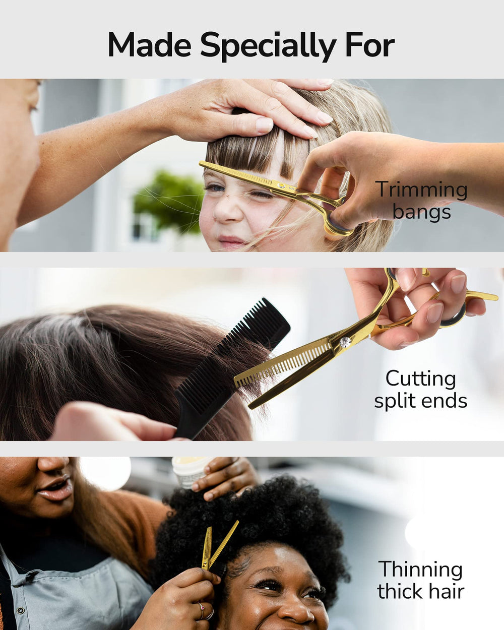 ULG mirror-polish finish adds premium salon look